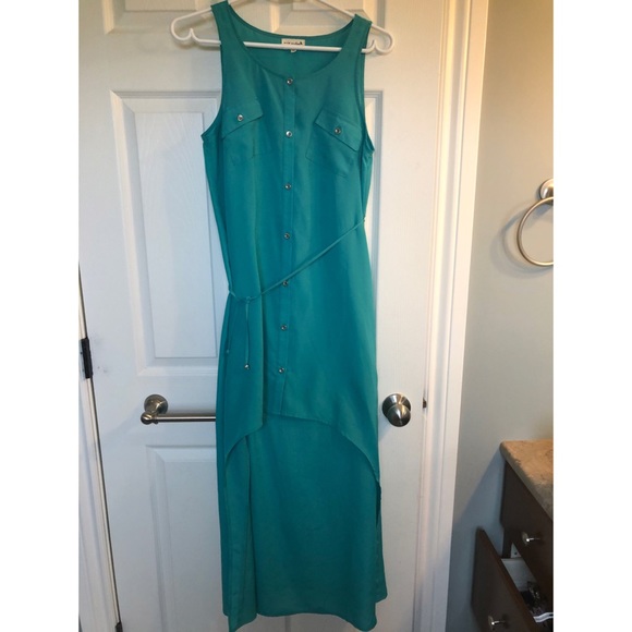 Mia melon high low tunic / dress - Picture 6 of 12